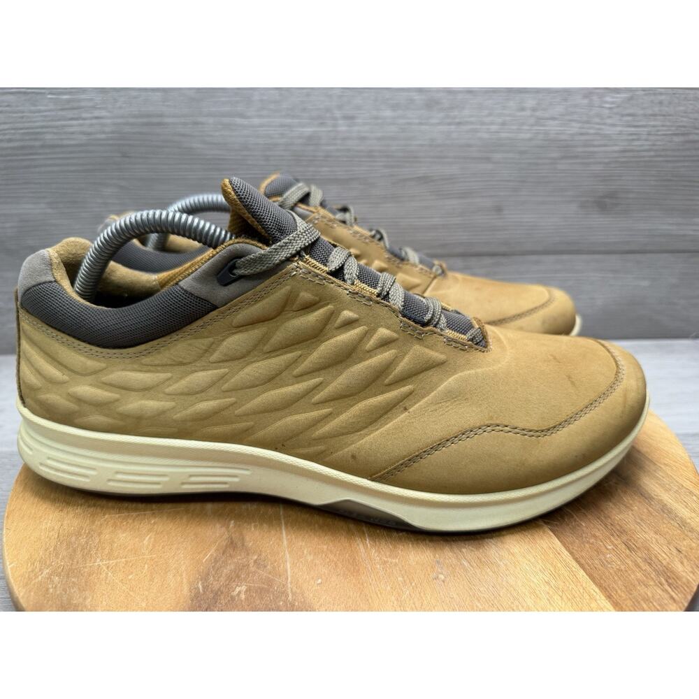 ECCO Exceed Black Lace Up Comfort Trainer Walking Hiking Shoes Men 9.5. EU 43